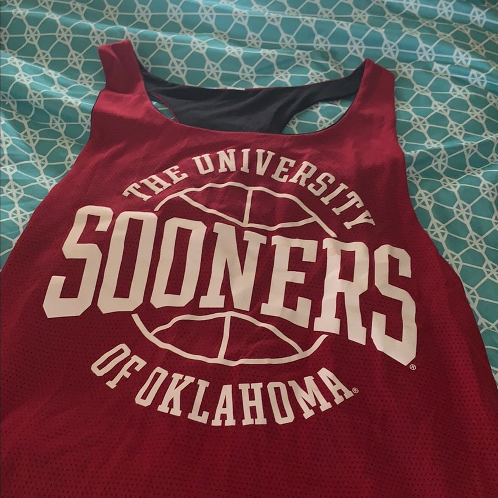 University of Oklahoma reversible racer back tank